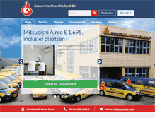 Tablet Screenshot of gasservice-nh.nl